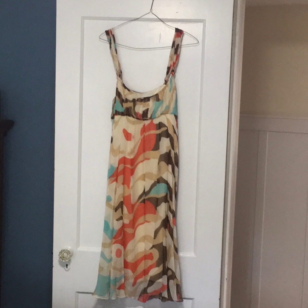 Diane von Furstenberg multi- colored silk dress
